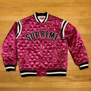 SUPREME QUILTED VARSITY JACKET MENS MEDIUM KITH ALD NOAH JJJOUND FRAGMENT